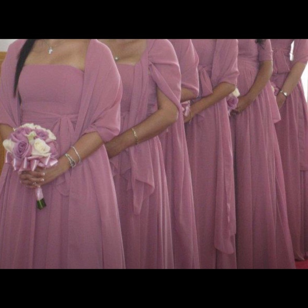 Alfred Angelo Pink maxi dress sz 6